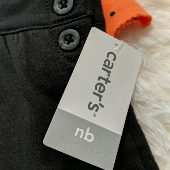 Carters Onesie / Black Cat Dress Set - Picture 3 of 4